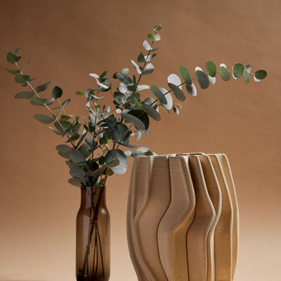 Vases - ORIGAMI - 3D Ceramic Printed Decorative Vase - KERAMIK