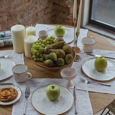 Placemats - White Linen Placemats - LINEN SPELLS
