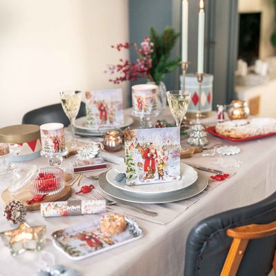 Serviettes - Santa Bringing Presents - AMBIENTE EUROPE BV