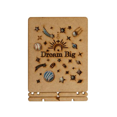 Stationery - Wooden card - Dream Big - KOMONI AMSTERDAM