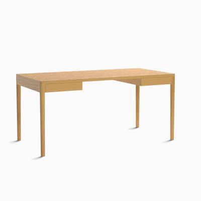 Desks - The Minimalist Modern Front Desk in Oak 160 cm x 80 cm - MOR DESIGN