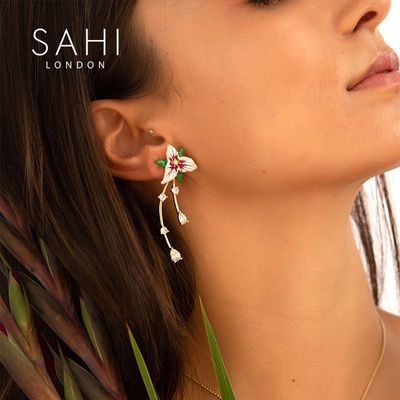 Gifts - BOUCLES D'OREILLES PENDANTES SAHI ENCHANTING GARDEN - SAHI LONDON