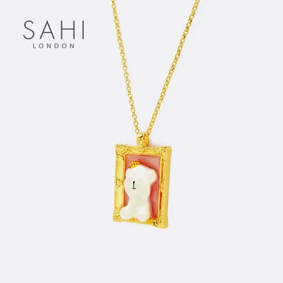 Bijoux - COLLIER À CHAÎNE EN FORME D'OURS CAMÉLIA SAHI - SAHI LONDON