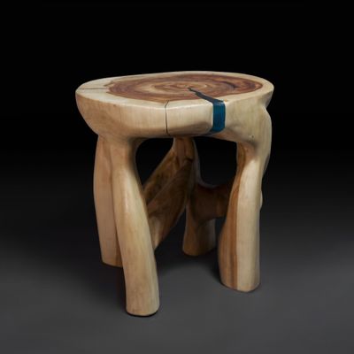 Coffee tables - Satyrs, Handmade Artwork, Sculptural Stool, Side Table, Pedestal - LOGNITURE