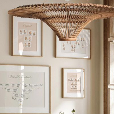 Ceiling lights - NANTUCKET RATTAN PENDANT - MY BALI LIVING