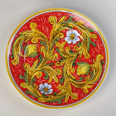 Formal plates - HAND-DECORATED MAJOLICA TABLEWARE\" SICILIA\” - TABLE ART AND DECO - MAISON GALA
