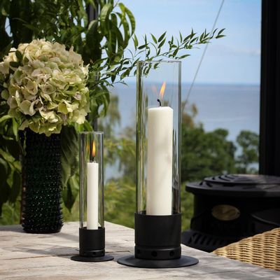 Design objects - Candleholder Kattvik LARGE - Matte Black - KATTVIKDESIGN