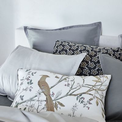 Fabric cushions - Les Belles Âmes - Printed Linen Cushion Cover - ALEXANDRE TURPAULT