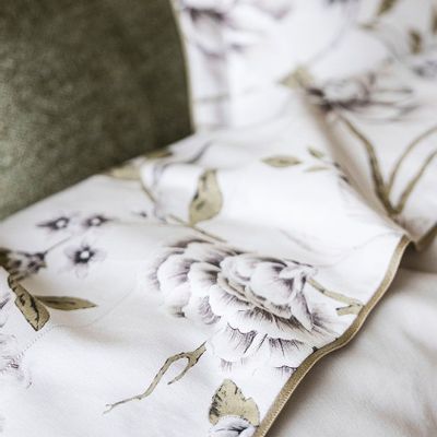 Linge de lit - Égérie Aube - Parure de lit en satin de coton - ALEXANDRE TURPAULT