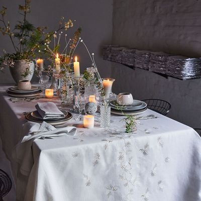 Table linen - Ramage Argent - Tablecloth - ALEXANDRE TURPAULT
