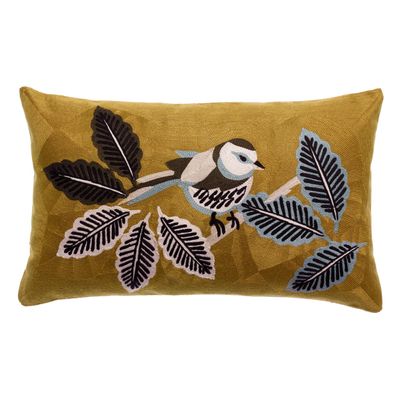 Coussins textile - Coussin brodé Zazu - MAISON VIVARAISE - SDE VIVARAISE WINKLER