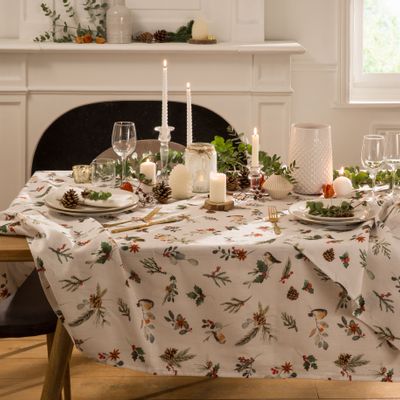 Linge de table textile - Magie de Noël / Nappe imprimée en métis - COUCKE