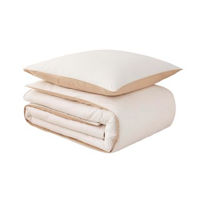 Bed linens - Bons Jours Sable / Crème - Duvet set - ESSIX