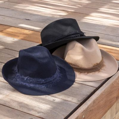 Hats - MOHAIR RIBBON FELT HAT - TRAVAUX EN COURS...