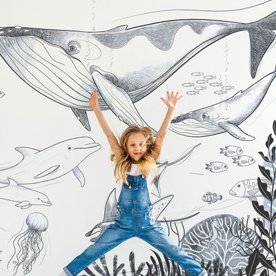 Children's decorative items - Ocean Kids Room Wallpaper - ACTE-DECO