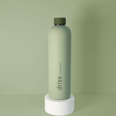 Design objects - Sage + Olive | Driss | Insulated Stainless Steel Water Bottle - PORTER GREEN