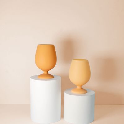 Crockery - Wheat + Oat | Stemm |Silicone Unbreakable Wine Glasses - PORTER GREEN