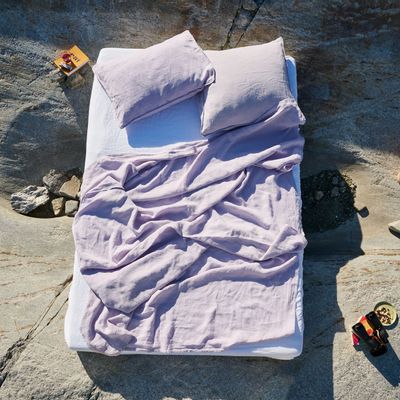 Bed linens - LINUS — top sheet — lavender - LAVIE HOME