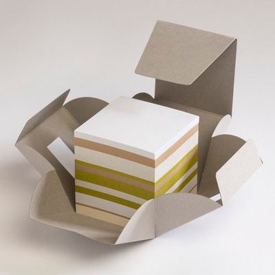 Gifts - Gmund Cube Stripes S Meadow - GMUND PAPER
