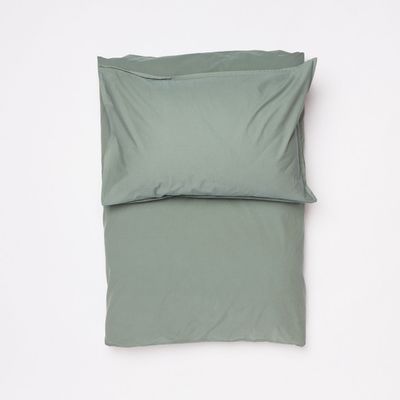 Linge de lit - LOUISE — housse de couette & taie d'oreiller — fir green - LAVIE HOME
