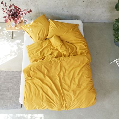 Linge de lit - LOUISE — duvet cover & pillowcase — honey - LAVIE HOME