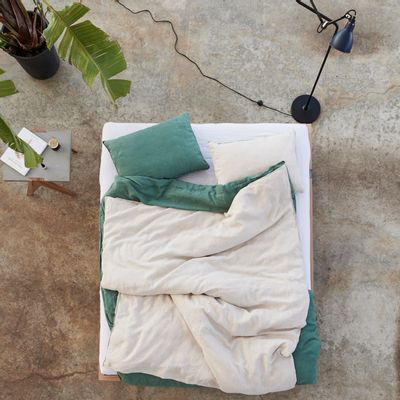 Linge de lit - LOTTA — duvet cover & pillowcase — undyed - LAVIE HOME