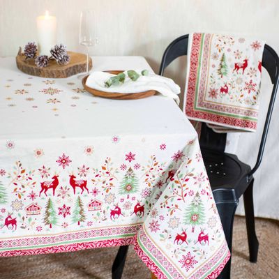 Table linen - Jacquard tablecloth - Valley - TISSUS TOSELLI