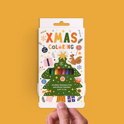 Cadeaux - Scrollino Coloriage de NOËL - SCROLLINO