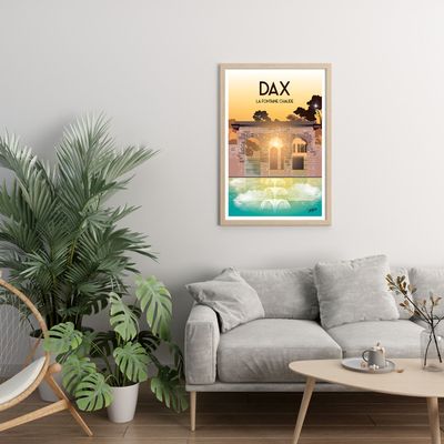 Poster - DAX POSTER - HOT FOUNTAIN - JELLYFISH-TRAVELPOSTER