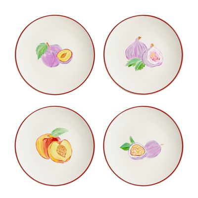 Everyday plates - FRUIT COLLECTION - SET 4u - THE PLATERA