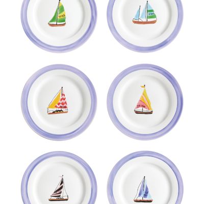 Everyday plates - SAILING COLLECTION - SET 6u - THE PLATERA