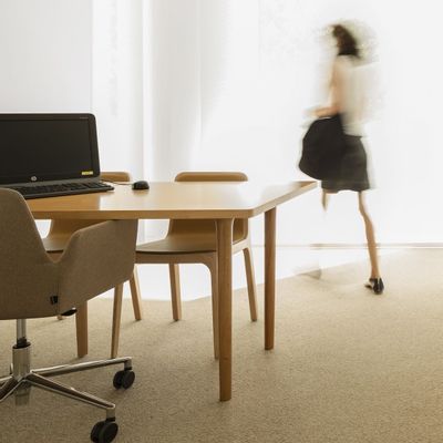 Dining Tables - Minimalist Modern Cast Table in Walnut Wood 220cm x 110cm - MOR