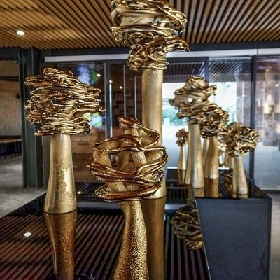 Art glass - "Desert Flowers" - GLASREMIS