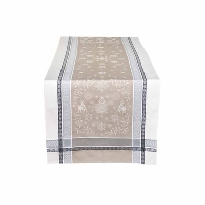 Table linen - Jacquard table runner - Vars - TISSUS TOSELLI