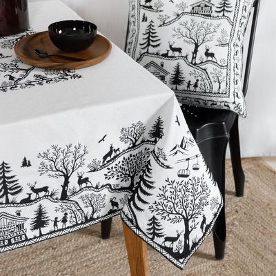 Table linen - Jacquard tablecloth - Lausanne - TISSUS TOSELLI