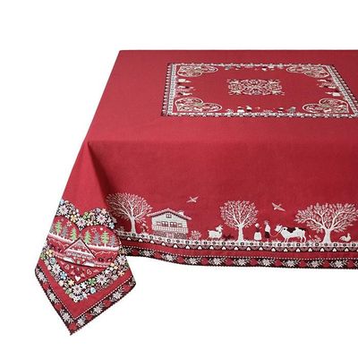 Table linen - Jacquard tablecloth - Plagne - TISSUS TOSELLI