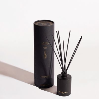 Scent diffusers - INCENSE SMOKE HOLIDAY REED DIFFUSER - BROOKLYN CANDLE STUDIO