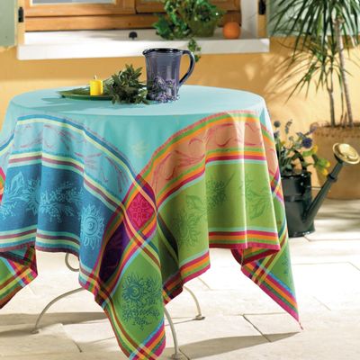 Table linen - Jacquard tablecloth - Cezanne - TISSUS TOSELLI