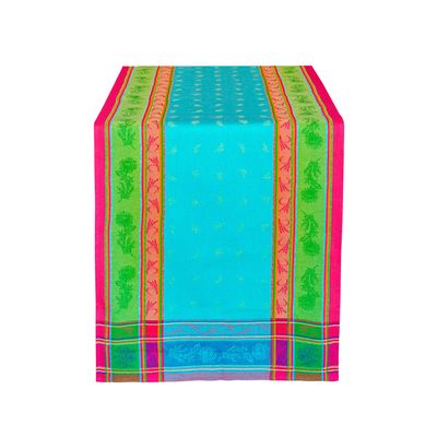 Table linen - Jacquard table runner - Cezanne - TISSUS TOSELLI