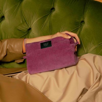 Mounting accessories - Mauve Corduroy Toiletry Bag ♻️ - WOUF