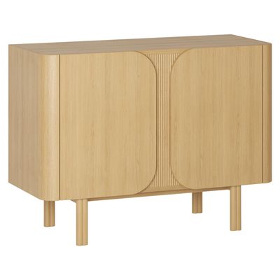 Sideboards - Meuble bas Siroco 2 portes chêne naturel - ZAGO