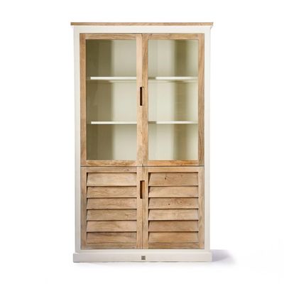 Bookshelves - Pacifica Glass Cabinet - RIVIÈRA MAISON