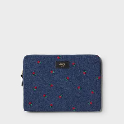 Travel accessories - Amy Denim Laptop Sleeve ♻️ - WOUF