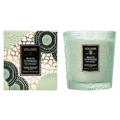 Candles - White Cypress Classic Candle - VOLUSPA