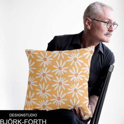 Design textile et surface - Graphic floral print - DESIGNSTUDIO BJÖRKFORTH