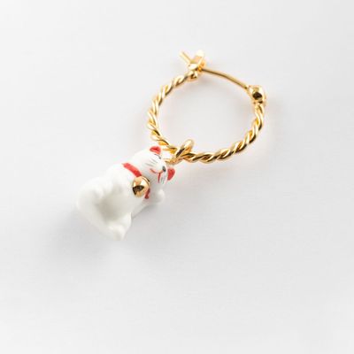 Jewelry - Lucky cat mini earring - Lucky You - NACH