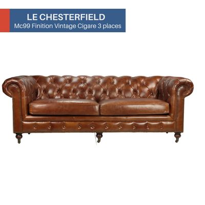 Office seating - Chesterfield Sofa - JP2B DECORATION