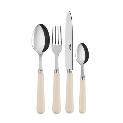 Flatware - 4 pieces cutlery set - Pop Ivory - SABRE PARIS