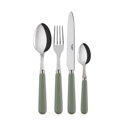Flatware - 4 pieces cutlery set - Pop unis, Asparagus - SABRE PARIS