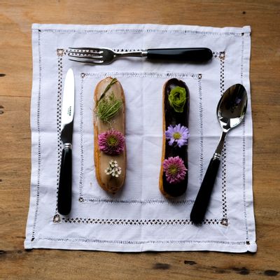 Ménagères - Set de 4 couverts de table - Pop uni noir - SABRE PARIS